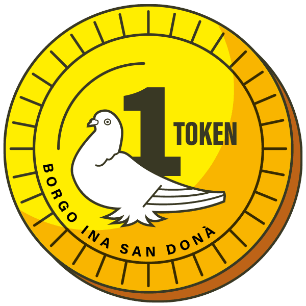 Moneta Token del Borgo INA San Donà